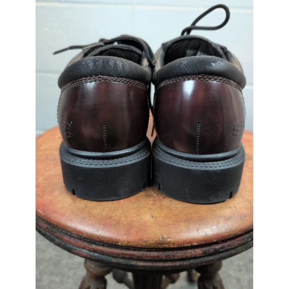 SKECHERS Leather Upper Balance Men's Size 12 Brown Round Toe